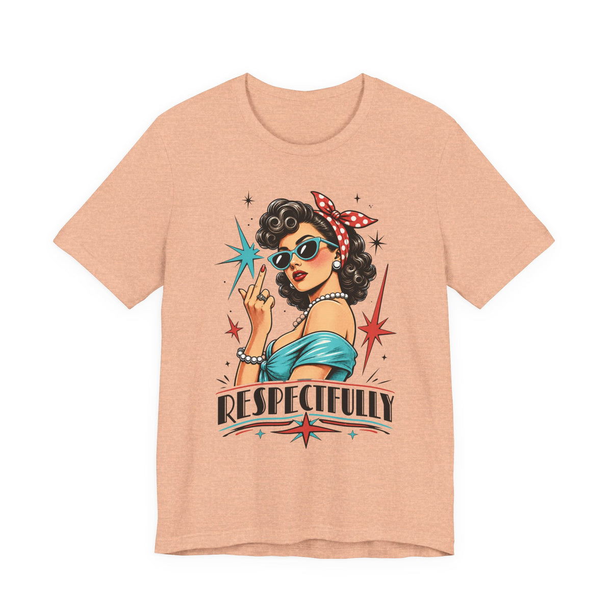 Respectfully Retro Pin-Up Tee