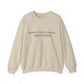 Adulthood Funny Crewneck Sweatshirt – "Another fine day ruined by ADULTHOOD" Casual Pullover
