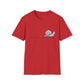 Snail Illustration T-Shirt — “Beware I Am a Dilly-Dally-er” Casual Tee