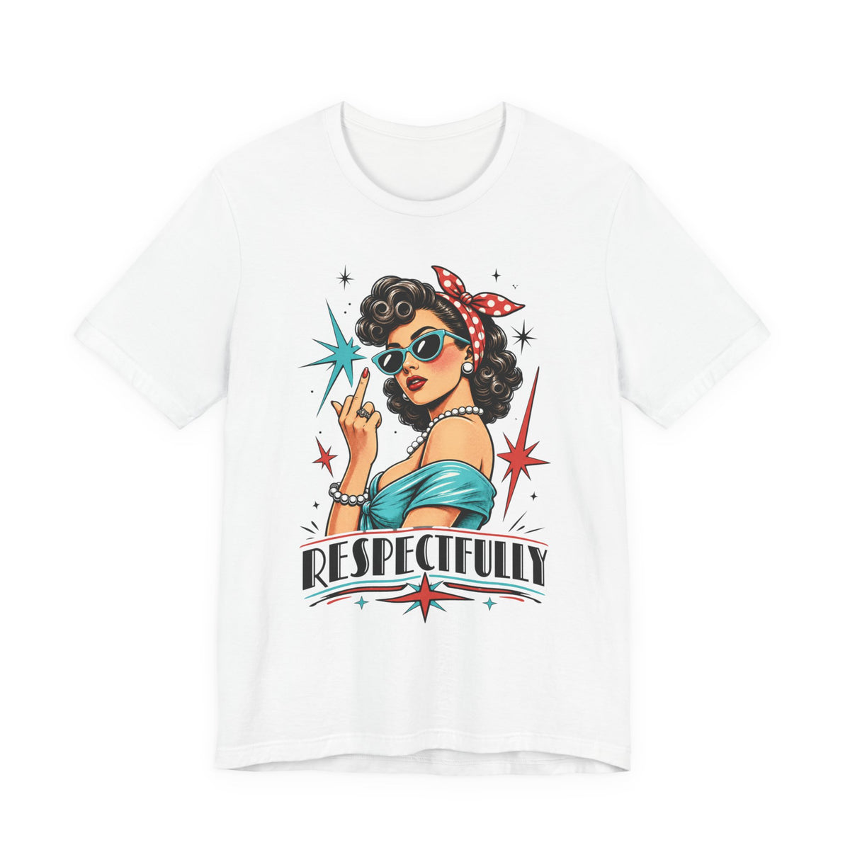 Respectfully Retro Pin-Up Tee
