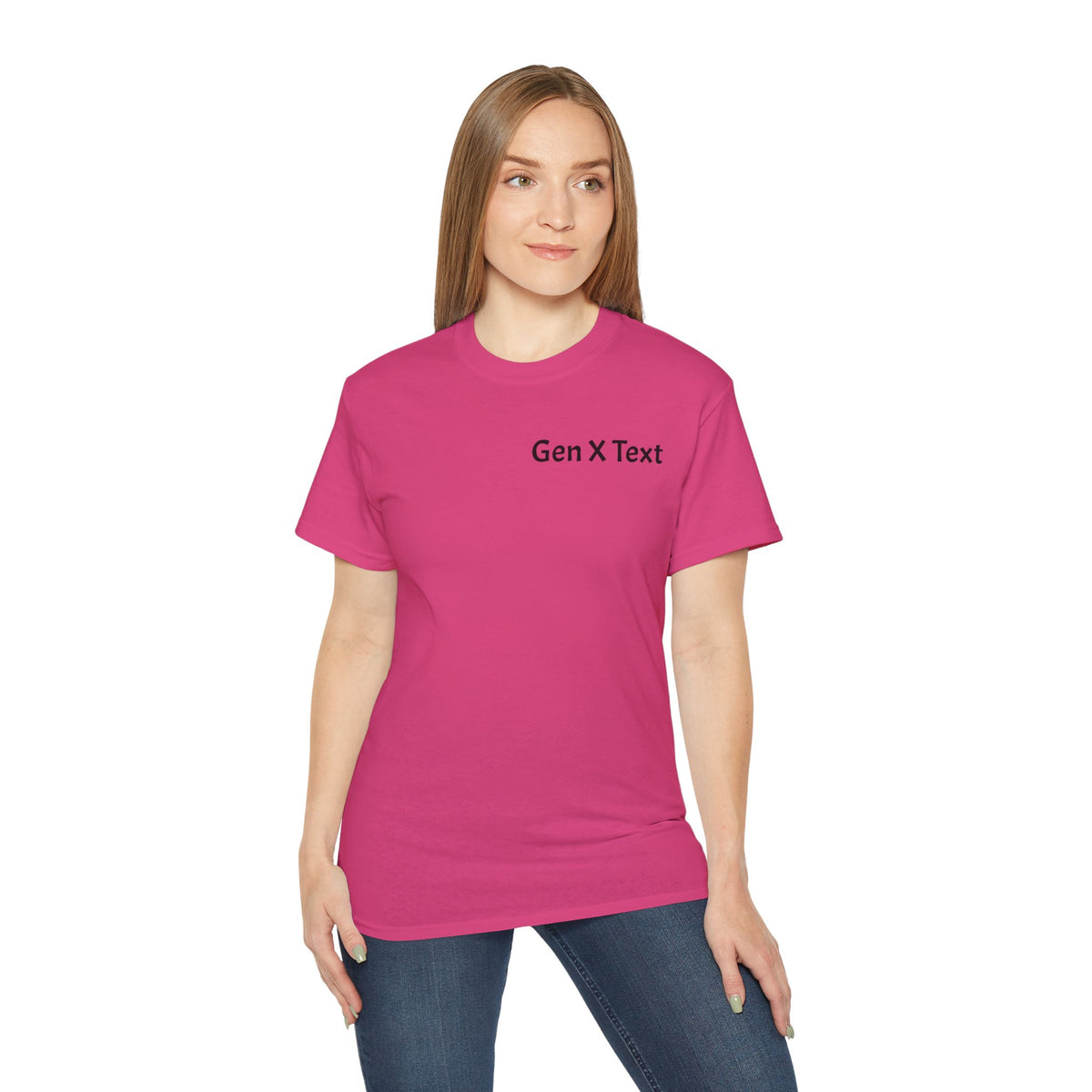 Gen X Text Tee — Retro Text Bubble Shirt with Nostalgic Phrases