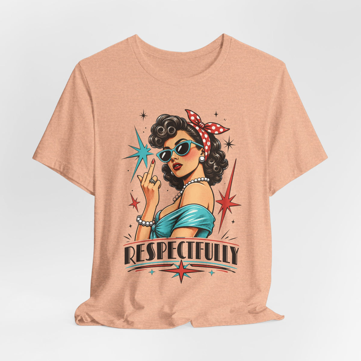 Respectfully Retro Pin-Up Tee