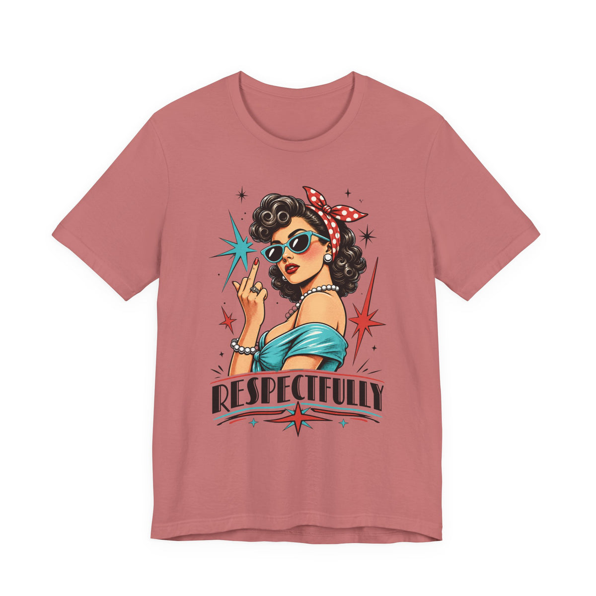 Respectfully Retro Pin-Up Tee