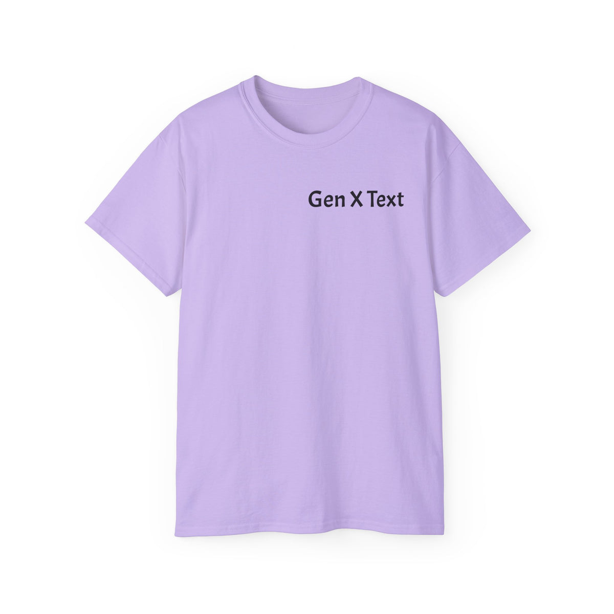 Gen X Text Tee — Retro Text Bubble Shirt with Nostalgic Phrases