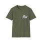 Snail Illustration T-Shirt — “Beware I Am a Dilly-Dally-er” Casual Tee