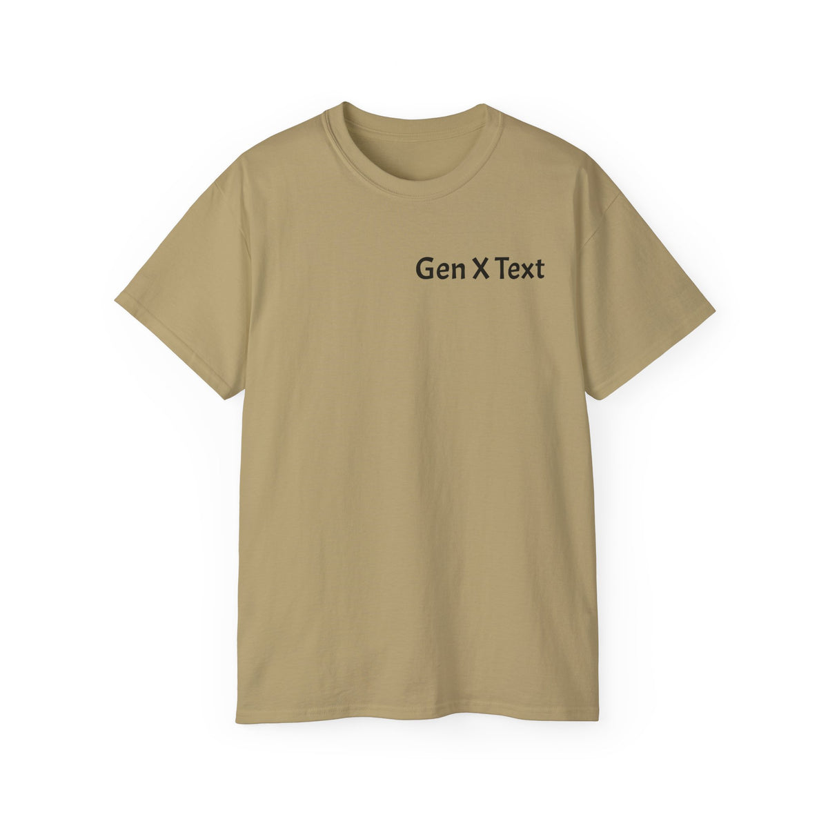 Gen X Text Tee — Retro Text Bubble Shirt with Nostalgic Phrases