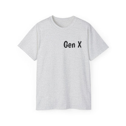 Gen X T-Shirt — "If You Can" Nostalgia Tee (Read Cursive, Pay Phone, Blockbuster)