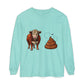 Bull & Poo Graphic Long Sleeve Tee