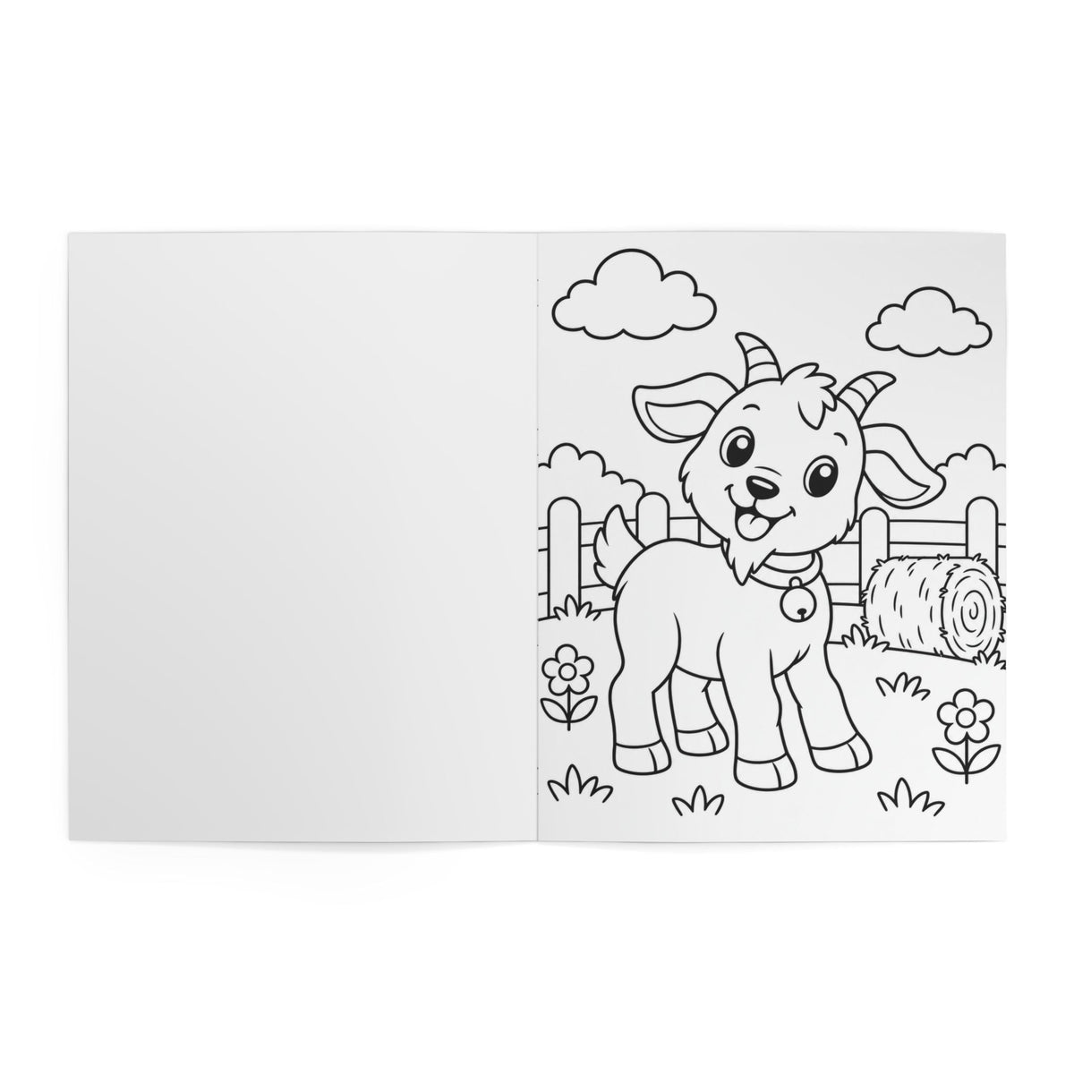 Little Paws, Big Colors: My First Happy Farm Animal Coloring Book