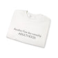 Adulthood Funny Crewneck Sweatshirt – "Another fine day ruined by ADULTHOOD" Casual Pullover