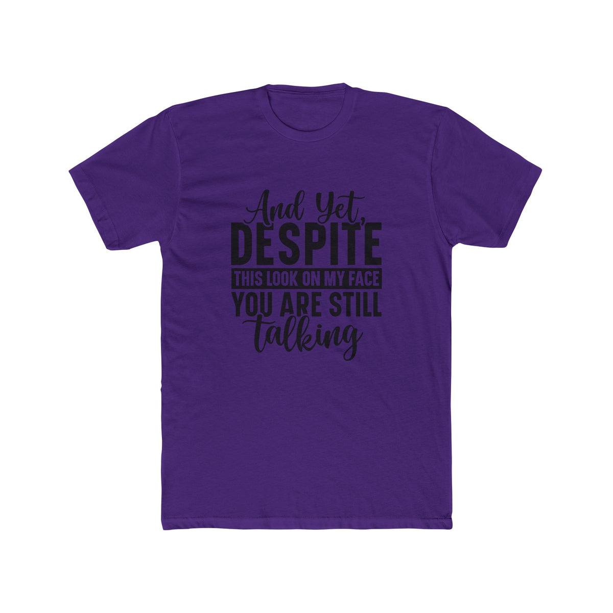 Unisex Cotton Crew Tee
