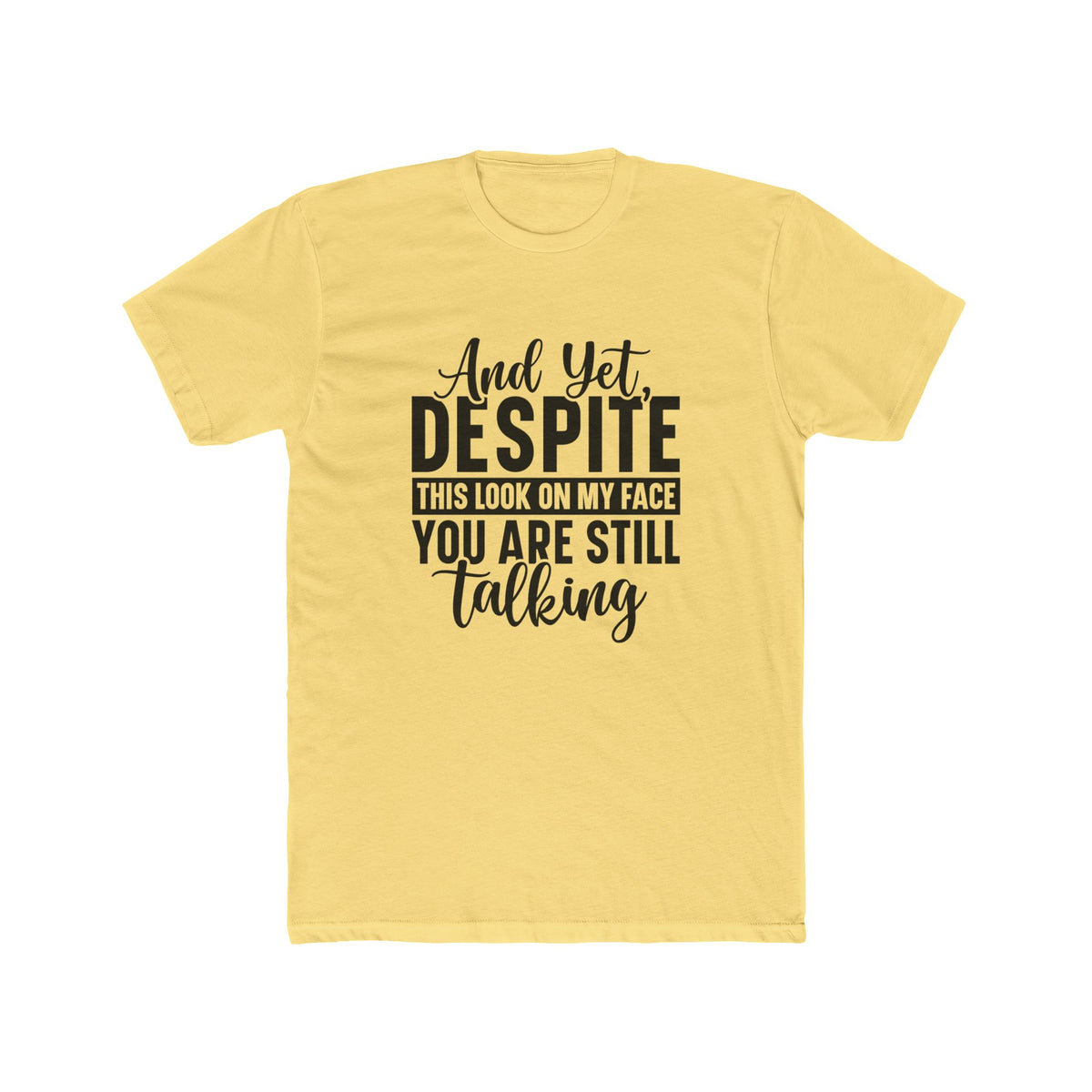Unisex Cotton Crew Tee