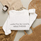 Adulthood Funny Crewneck Sweatshirt – "Another fine day ruined by ADULTHOOD" Casual Pullover