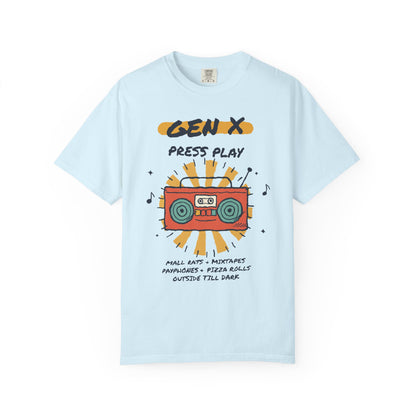 Press Play Boombox Music Graphic T-Shirt