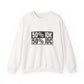 Crewneck Sweatshirt — 50% IDK / 50% IDC Graphic Pullover