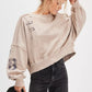 Autumn Winter Women Clothing Printing Loose Casual Top All Matching Hoodie Women
