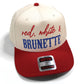 Red, White and Hair Color Snapback