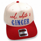 Red, White and Hair Color Snapback