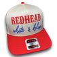Red, White and Hair Color Snapback