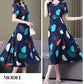 New Fashion Casual 2024 Summer Elegant Dresses For Women O-Neck Print Vintage Short Sleeve Dress Loose Women Clothing