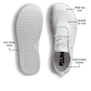 Barefoot Training Shoes Zero Drop - White | Wide Toe Box Minimalist Trainer