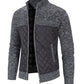 New Autumn Winter Jacket Men Warm Casual Slim Fit Fleece Jacket Elegant Jackets For Men Warm Soft Sweater Solid Jackets Casual Business Men Clothing Lightweight Hooded Jackets