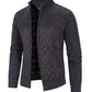 New Autumn Winter Jacket Men Warm Casual Slim Fit Fleece Jacket Elegant Jackets For Men Warm Soft Sweater Solid Jackets Casual Business Men Clothing Lightweight Hooded Jackets