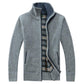 New Autumn Winter Jacket Men Warm Casual Slim Fit Fleece Jacket Elegant Jackets For Men Warm Soft Sweater Solid Jackets Casual Business Men Clothing Lightweight Hooded Jackets