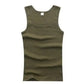 Summer Plus Size Summer Good Men Clothing Tank Tops Elegant Black White Gray Singlets Sleeveless Fitness Men Vest Bodybuilding Vest Summer Men's Vest Gym Casual Vest Sleeveless Vest Clothes